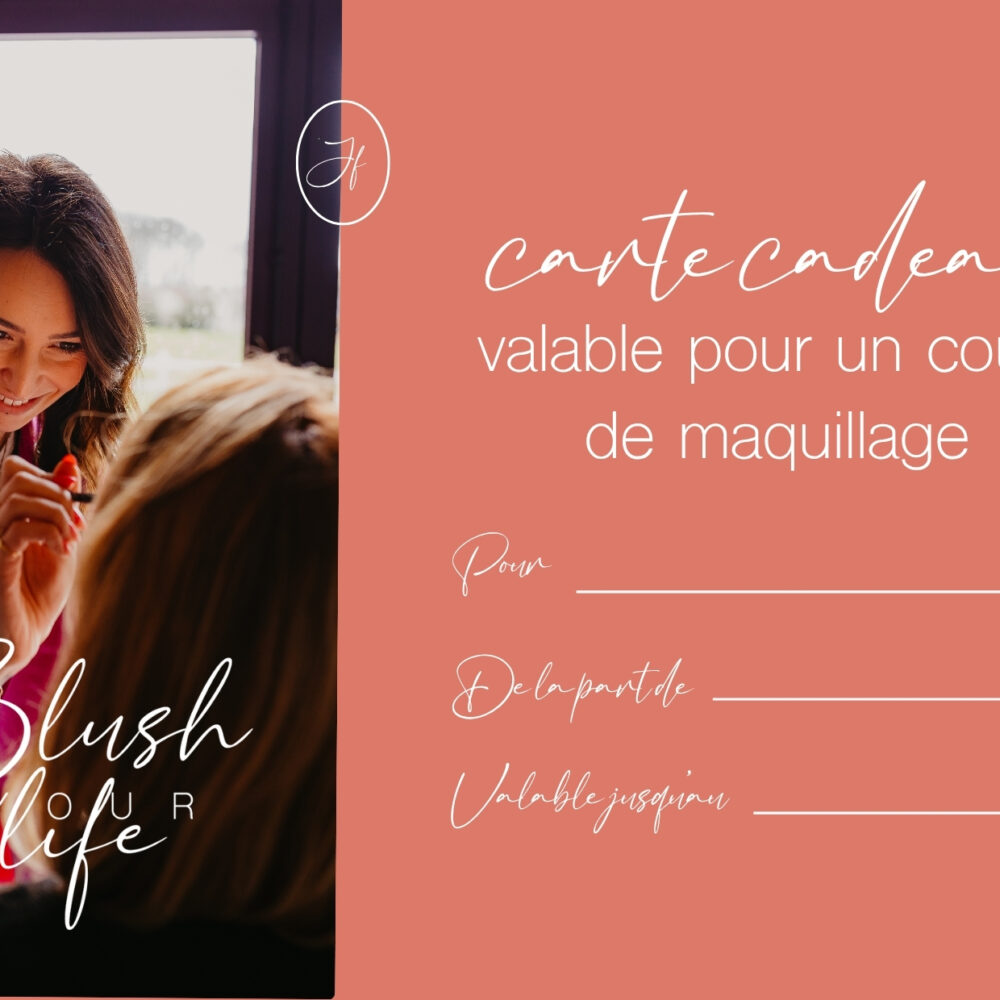 Carte-cadeau | Cours de maquillage